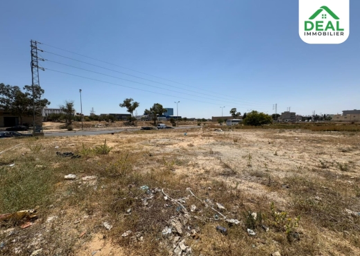 Terrain de 1000m² sur la route GP1 zaouia sousse - Bien immobilier à {"id":20,"country_id":219,"name":"SOUSSE","slug":"sousse"} - Image 2 - Agence Deal Immobilier