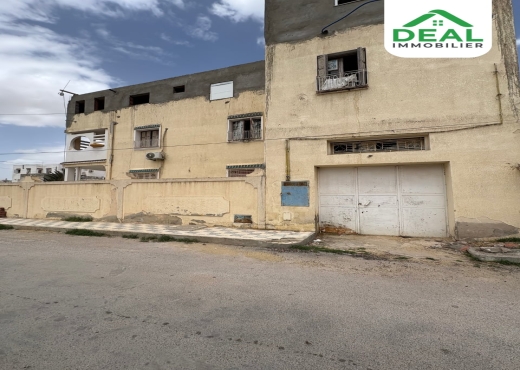 Villa RDC avec un garage à M'saken - Bien immobilier à {"id":20,"country_id":219,"name":"SOUSSE","slug":"sousse"} - Agence Deal Immobilier