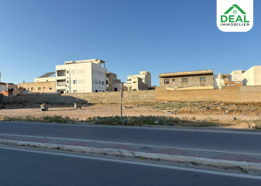 Terrain de 560 m² sur la route Bouhsina - Bien immobilier à {"id":20,"country_id":219,"name":"SOUSSE","slug":"sousse"} - Image 2 - Agence Deal Immobilier