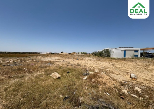 Terrain de 1000m² sur la route GP1 zaouia sousse - Bien immobilier à {"id":20,"country_id":219,"name":"SOUSSE","slug":"sousse"} - Agence Deal Immobilier